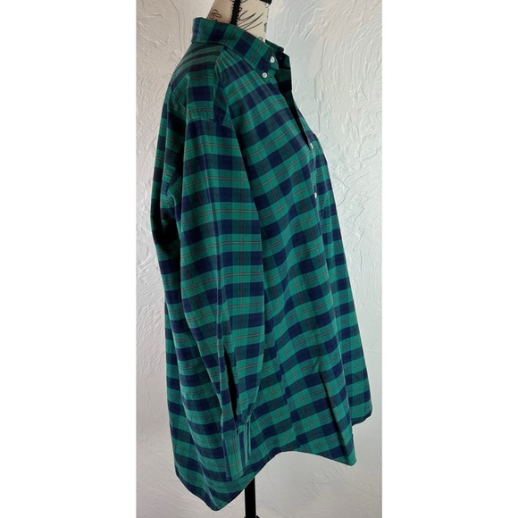 Ralph Lauren Plaid Button Down Long Sleeve Cotton Double L Crest Shirt Medium - Picture 10 of 13